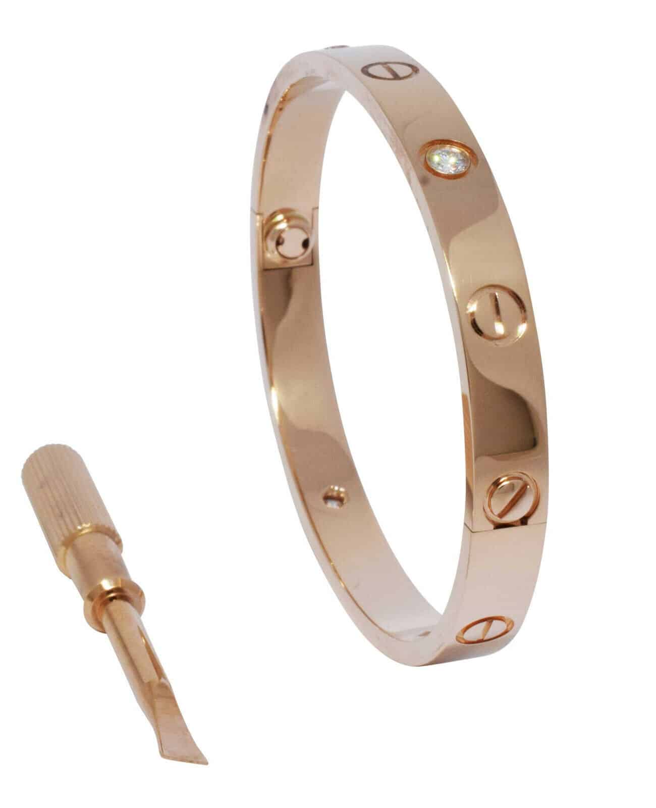 Name Bracelet / Anklet with Capital Letters in 18K Rose Gold Plating - MYKA