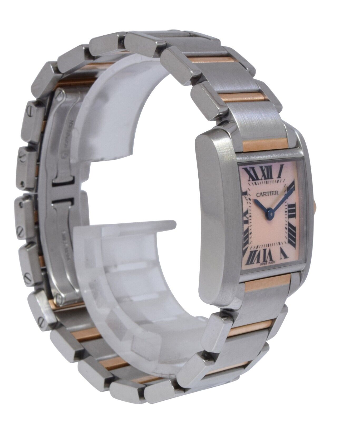 Cartier Tank Francaise WE10456H 18K Rose Gold Ladies Watch Box Papers