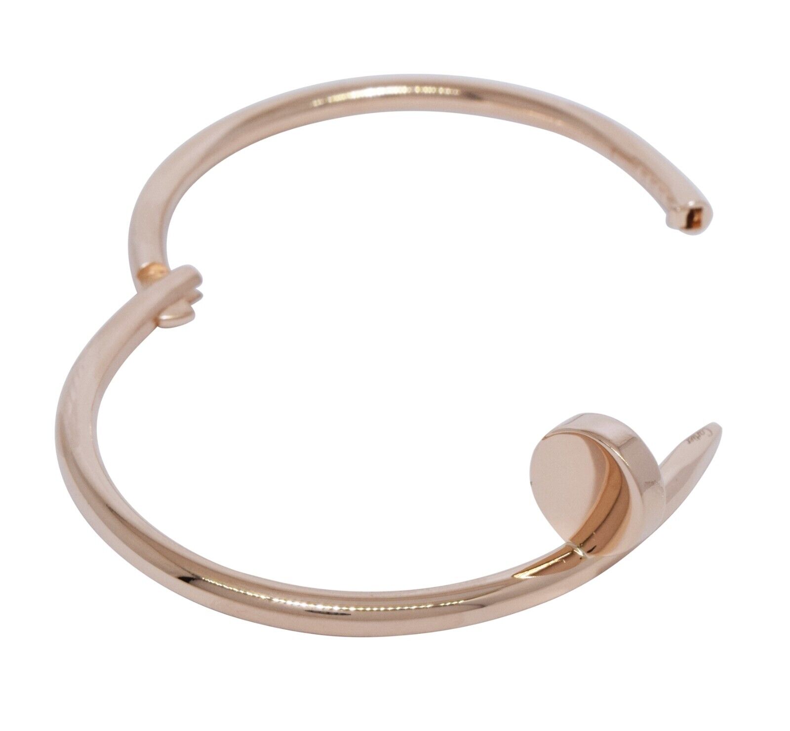 Cartier 18K Gold Love Bracelet, Size 21, New Screw Design. - Ruby Lane