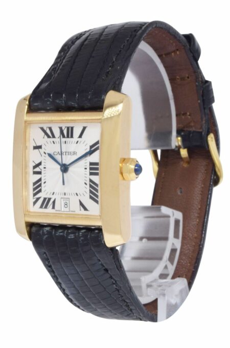 Cartier Tank Francaise Large 18k Yellow Gold Automatic Watch W5000156 1840