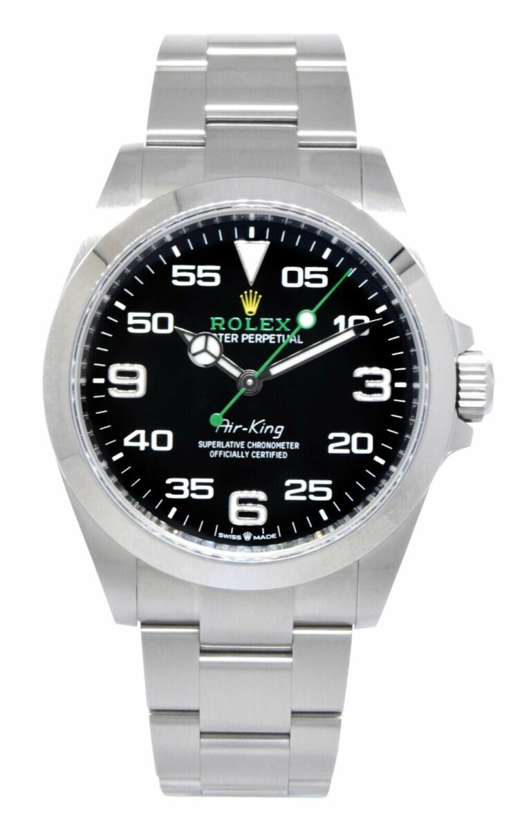 NEW Rolex Air-King Steel Black Dial Mens 40mm Watch Box/Papers '22 126900 -  Jewels in Time