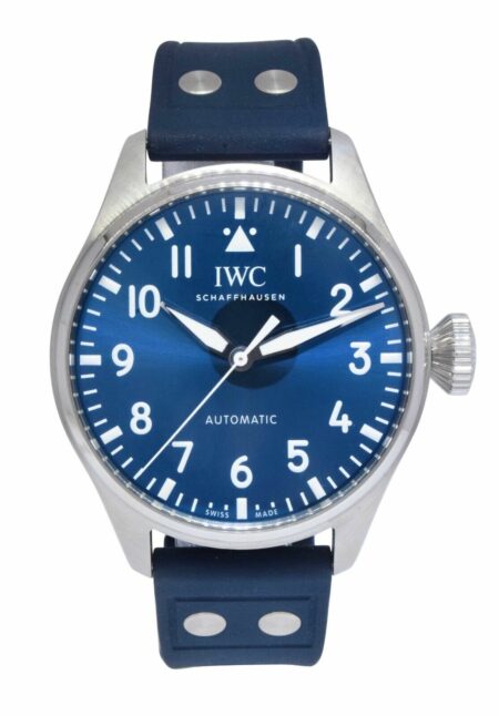IWC Big Pilot 43 3293 Steel Blue Dial Mens Automatic Watch B/P '21 IW329303
