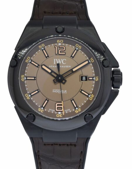 IWC Ingenieur AMG Black Series 3225 Ceramic Brown Dial Mens 46mm Watch IW322504