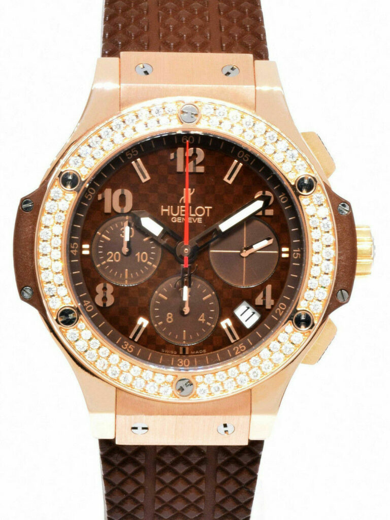 Hublot Big Bang Capuccino18k Rose Gold Brown Dial 41mm Watch  301.PC.1007.RX.114