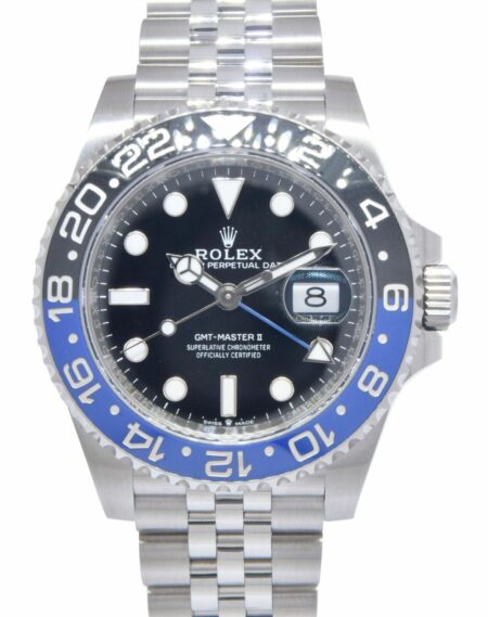 Rolex GMT-Master II Steel Black/Blue Ceramic Jubilee Watch B/P '21 126710